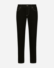 Dolce & Gabbana Slim-fit stretch black denim jeans Black GY07CDG8KN4