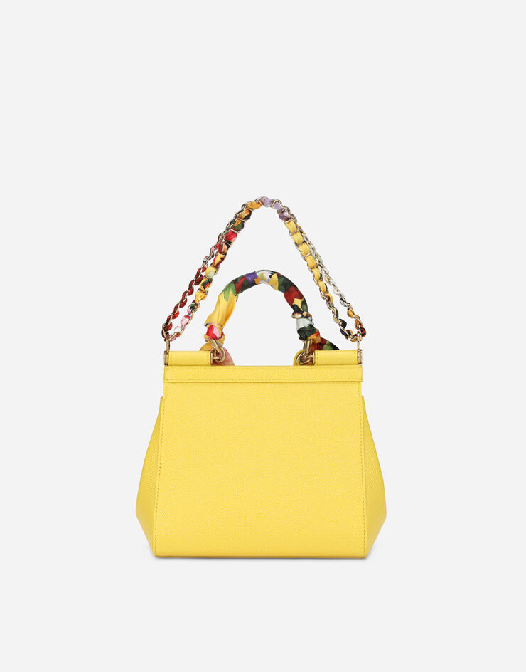 Dolce & Gabbana Sac à main Sicily moyen format Jaune BB6003B5876