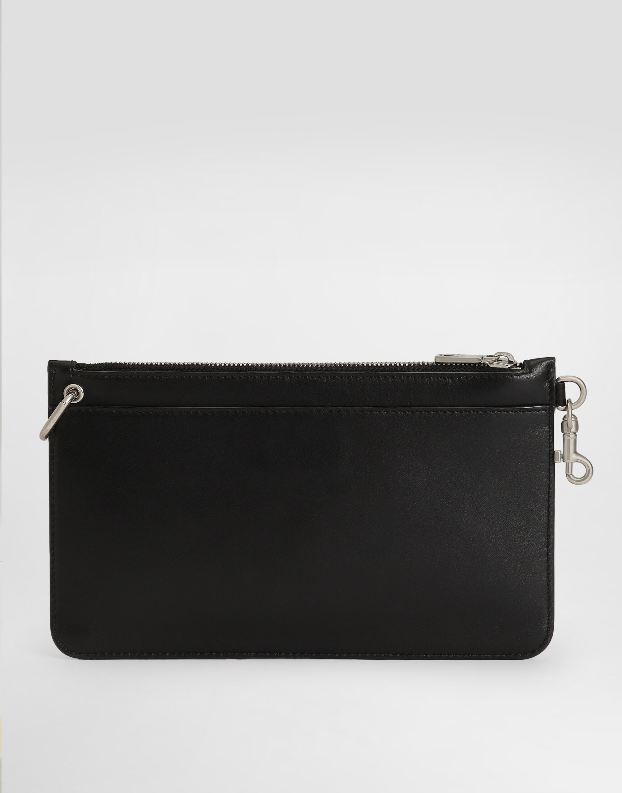 Calfskin toiletry bag in Black for Men | Dolce&Gabbana® US