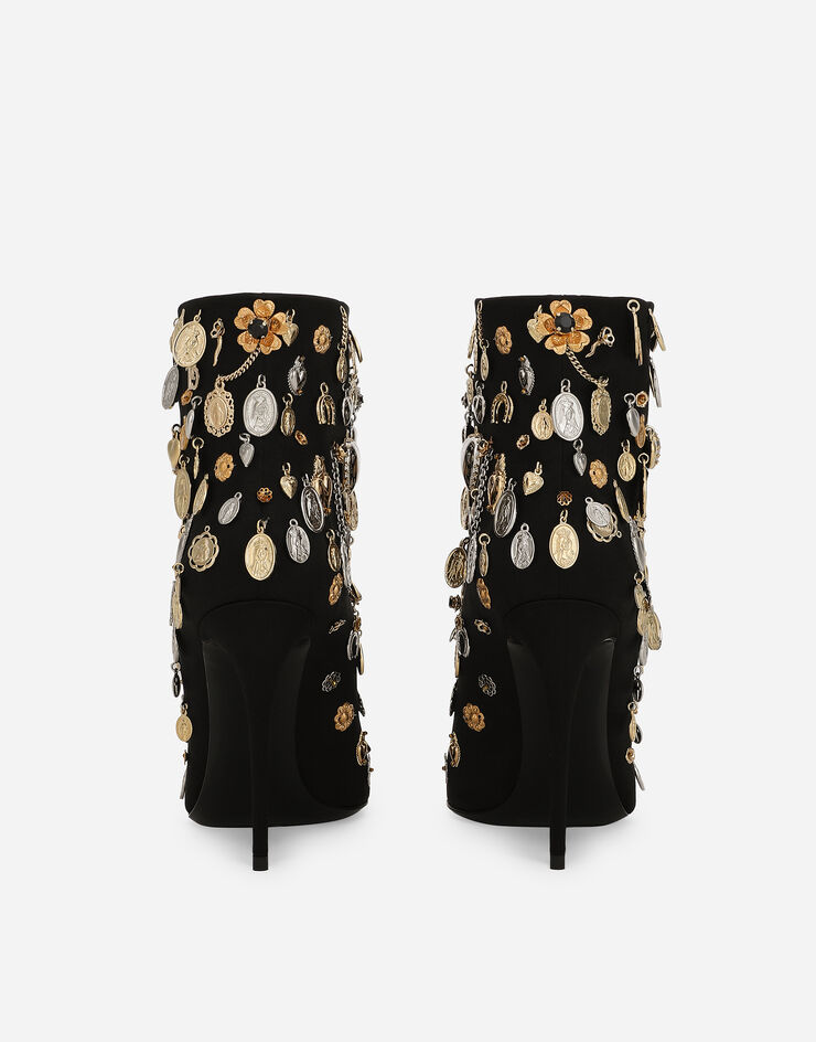 Dolce & Gabbana 刺绣与缎布短靴 多色 CT1052AW115