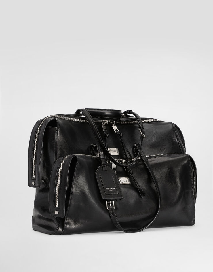 Dolce & Gabbana Vittoria calfskin bag Black BM2581AH850