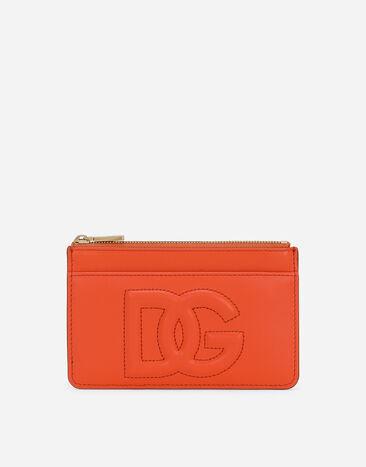 Dolce & Gabbana Porte-cartes DG logo moyen format Jaune BI0330AQ240