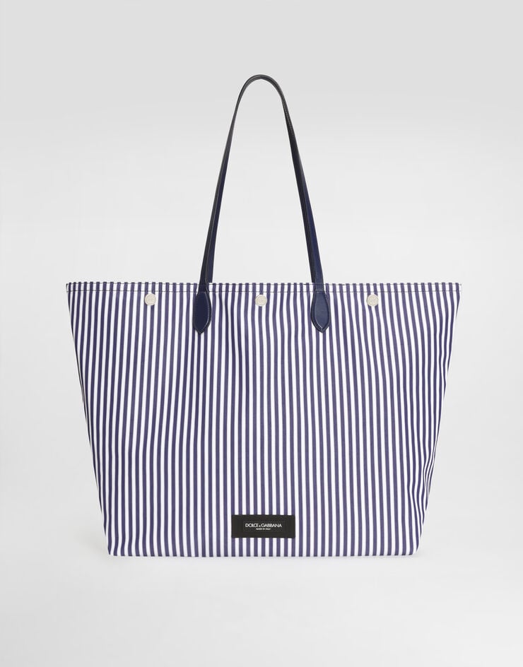 Dolce & Gabbana Essenza poplin shopping bag Multicolor BM2658A0759
