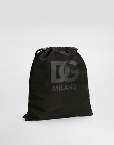 Dolce & Gabbana Rucksack aus Nylon mit Logo-Print Multicolor EM0050AZ589