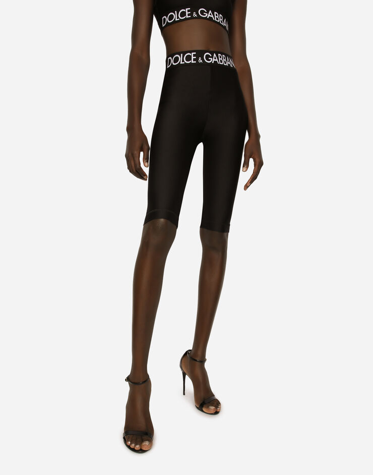 Dolce & Gabbana Spandex jersey cycling shorts Black FTCWMTFUGQU