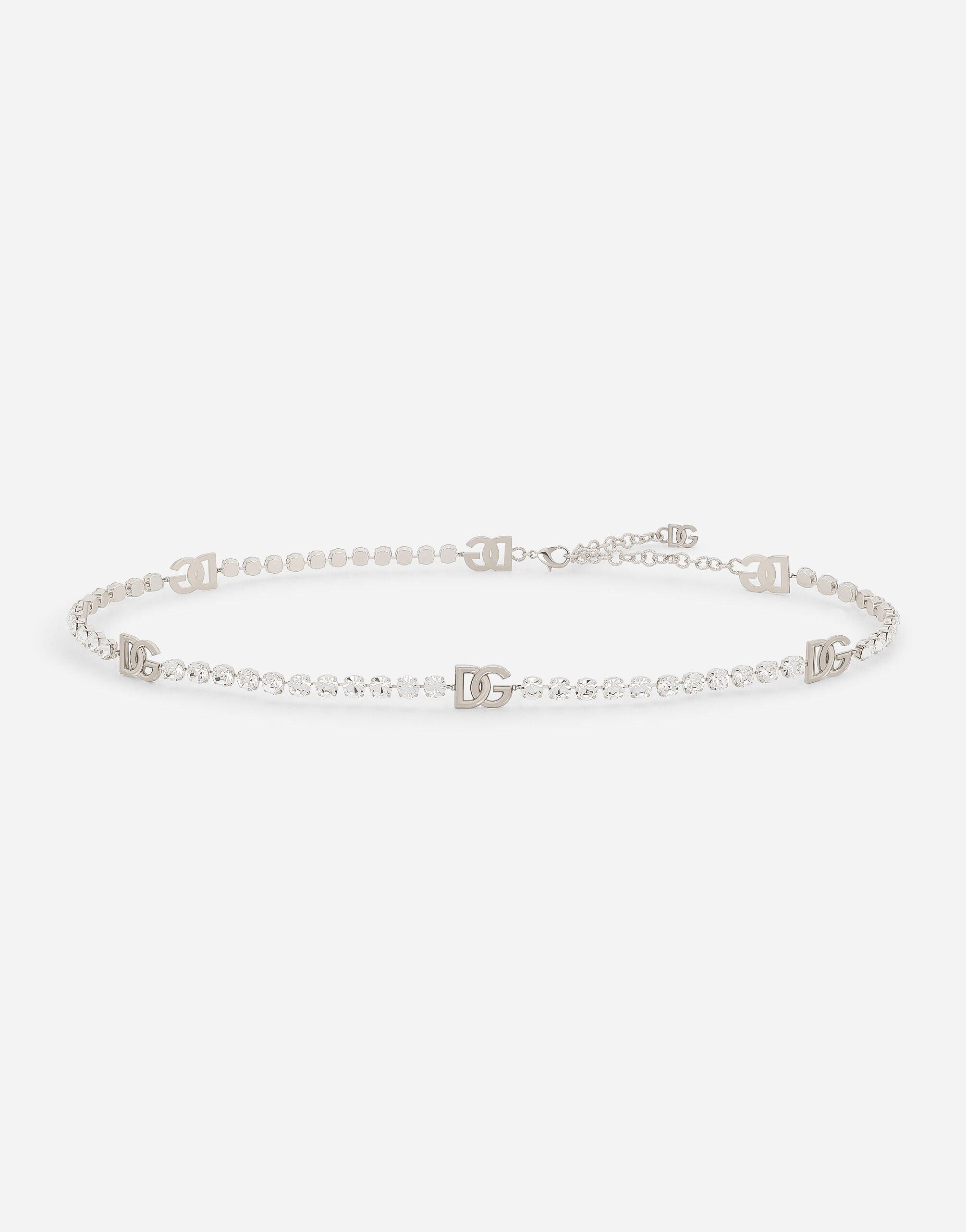 ベルト DOLCE & GABBANA Woman Belt White BE1447AW576 80002 Calfskin belt with logo in White for Women | Dolce&Gabbana®