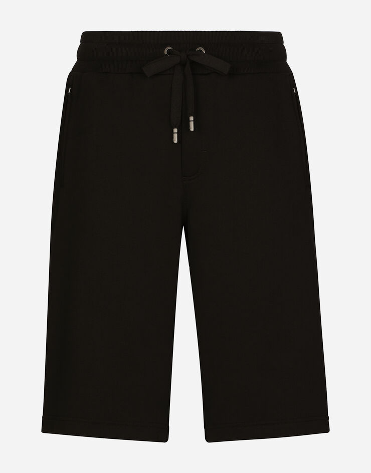 Dolce & Gabbana Спортивные шорты из джерси с фирменной пластинкой черный GVB7HTG7F2G