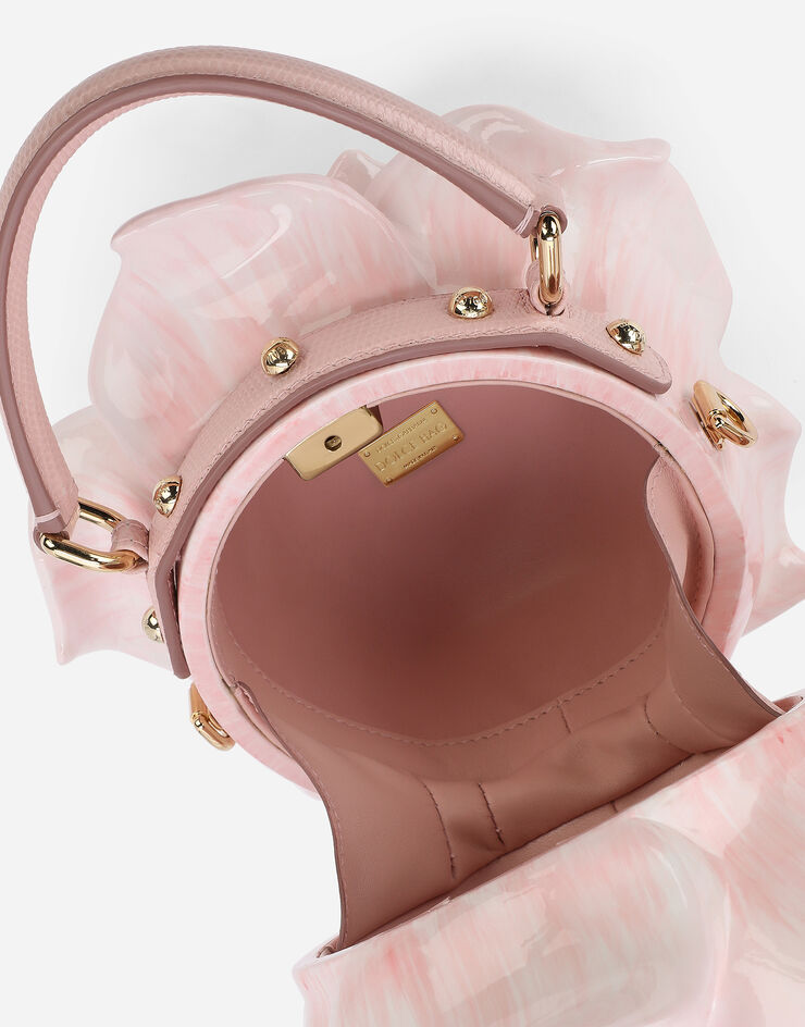 Dolce & Gabbana Borsa Dolce Box rosa in resina Multicolore BB7246AY988