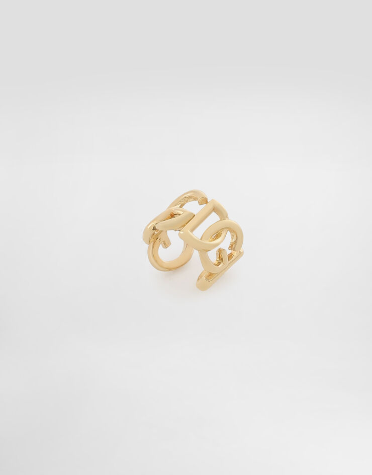 Dolce&Gabbana Pendiente ear cuff con logotipo DG Dorado WEP6L5W1111