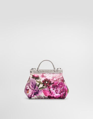 Dolce & Gabbana Sicily 织锦手袋 牡丹印花 Multicolor EB0003A0870