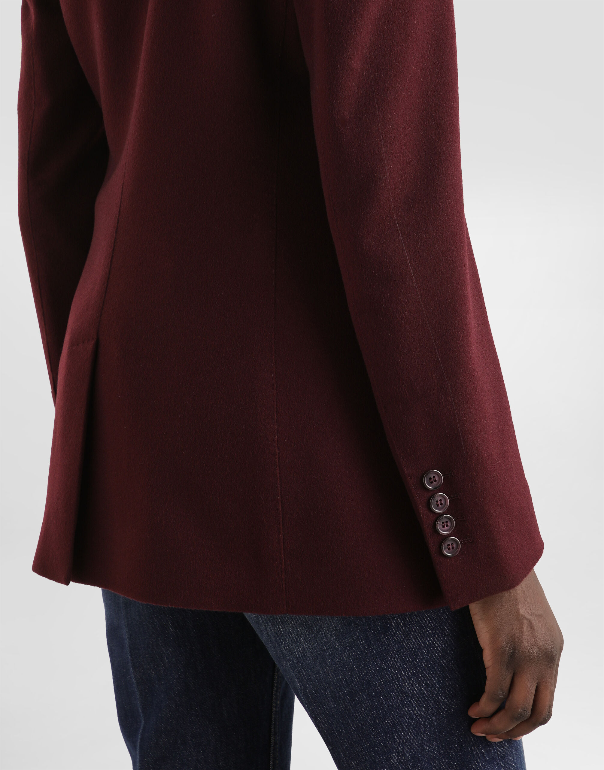 バイオレットのウィメンズ カシミア ダブルブレスト ジャケット