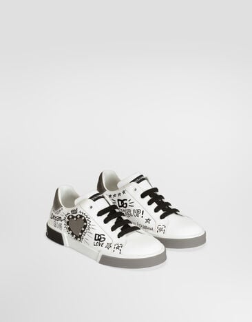 Dolce & Gabbana Portofino Light sneaker in nappa calfskin Multicolor DA0702A0986