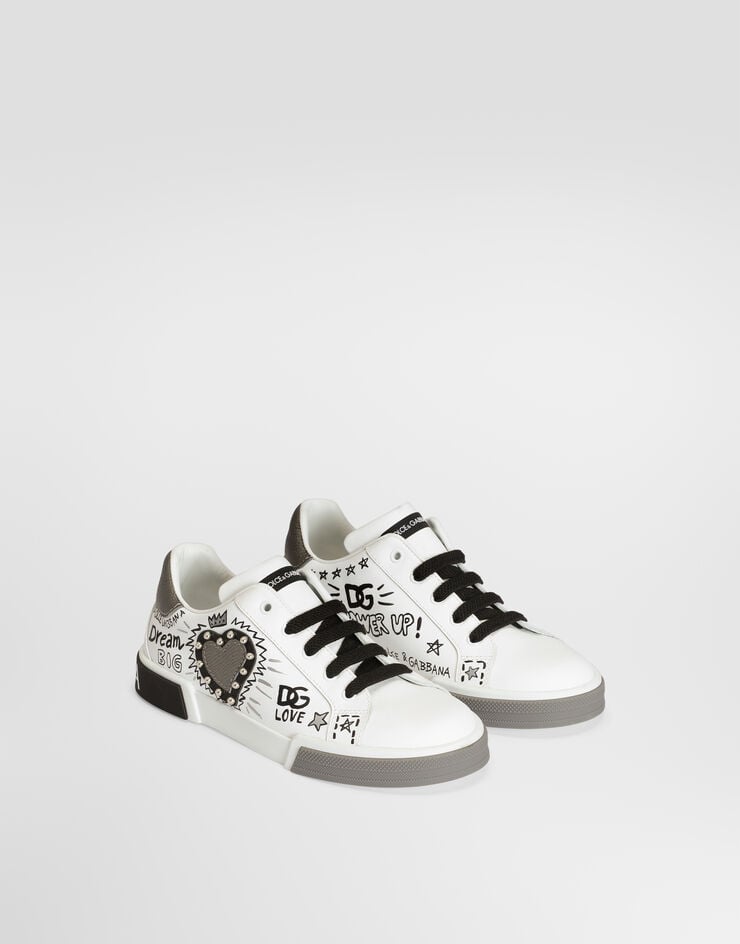 Dolce & Gabbana Portofino Light sneaker in nappa calfskin Multicolor DA0702A0986