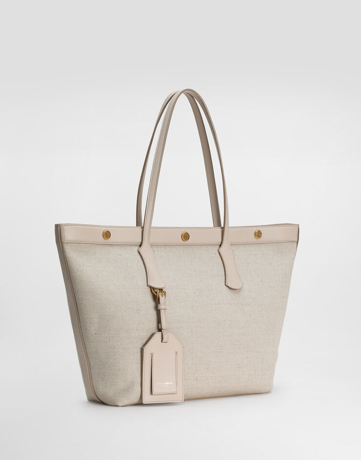 Dolce & Gabbana Shopper Atene aus Textil Mehrfarbig BB7826AN236