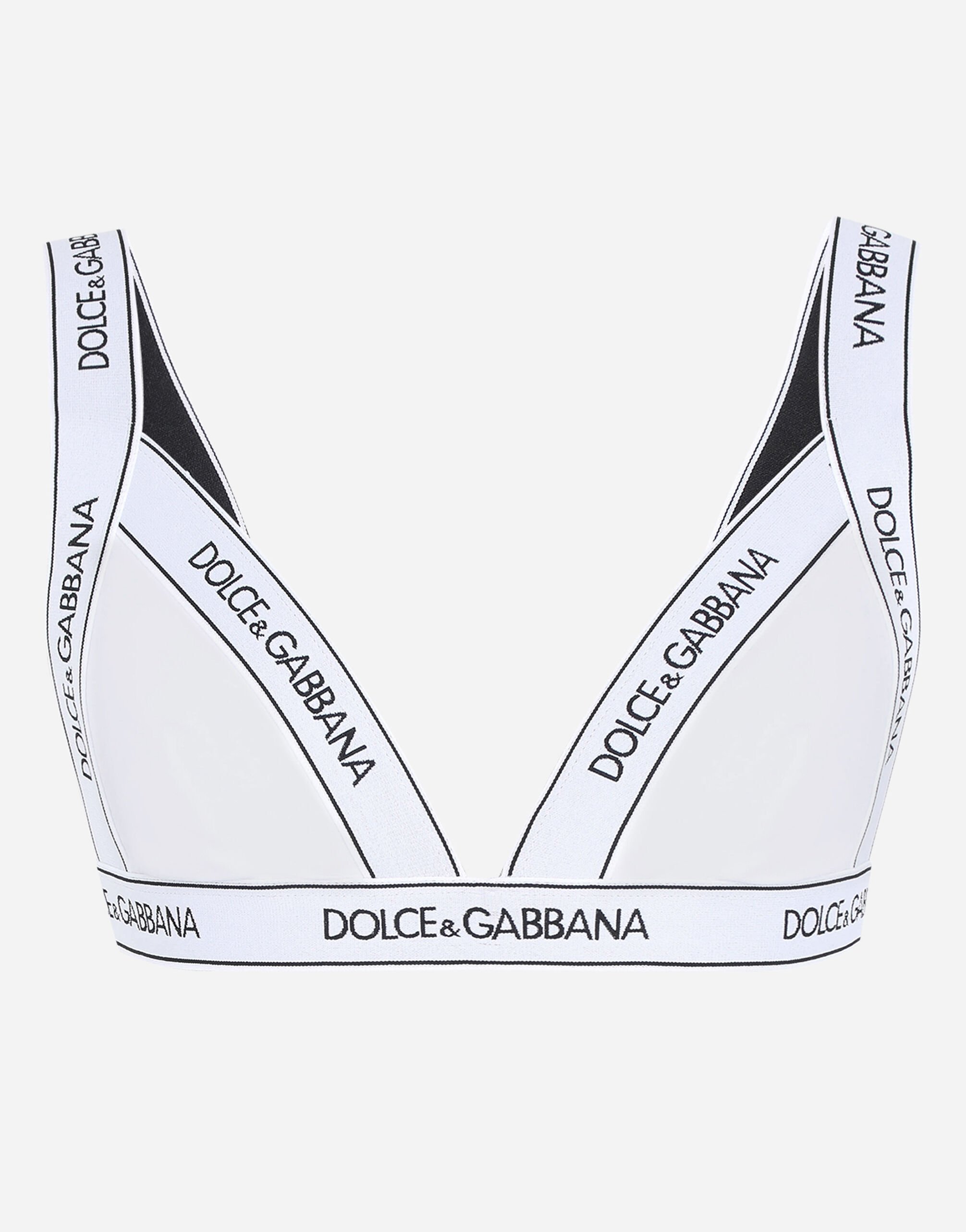 Jersey top triangle bra