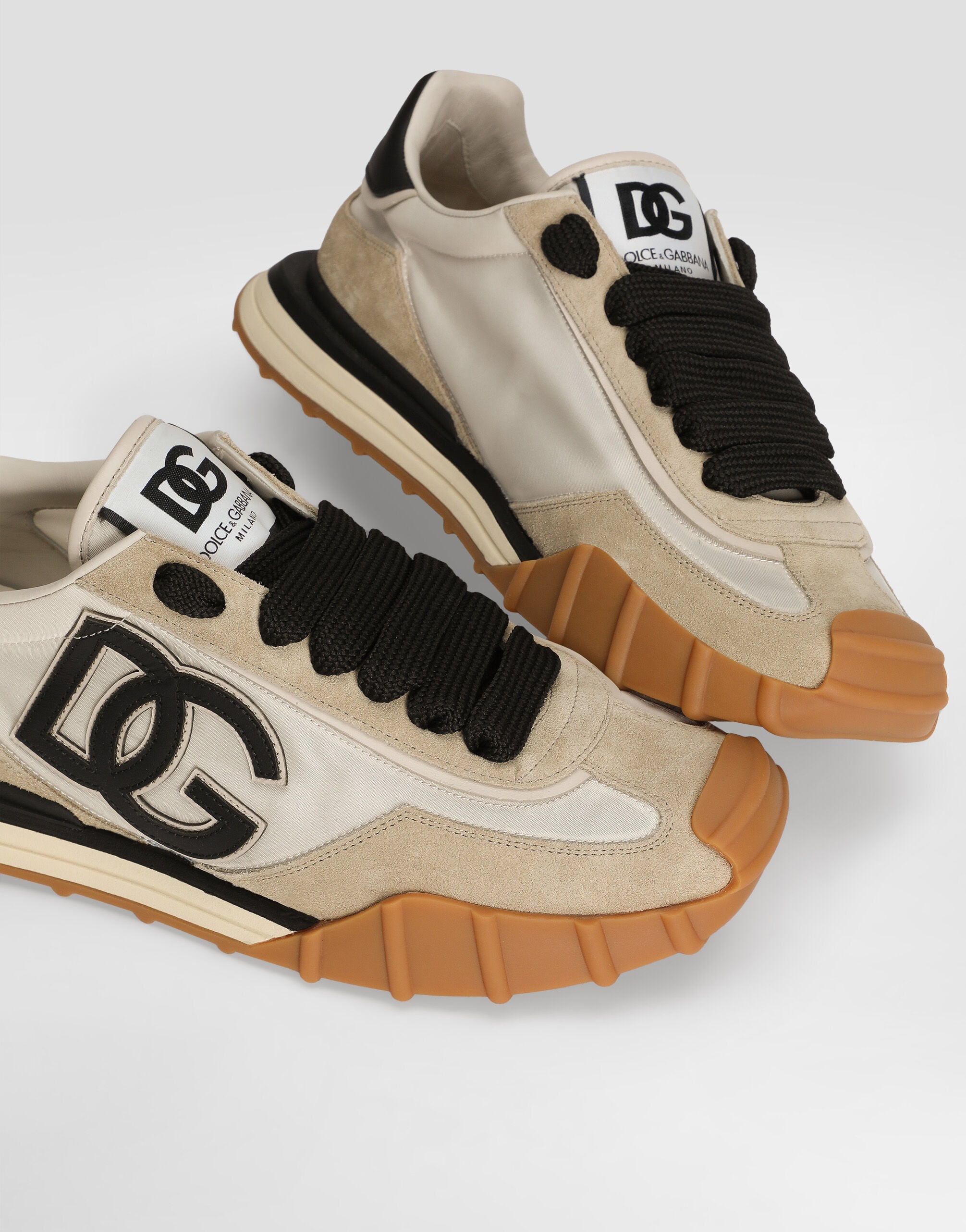 DG athletic fabric sneakers in White for Men | Dolce&Gabbana® US