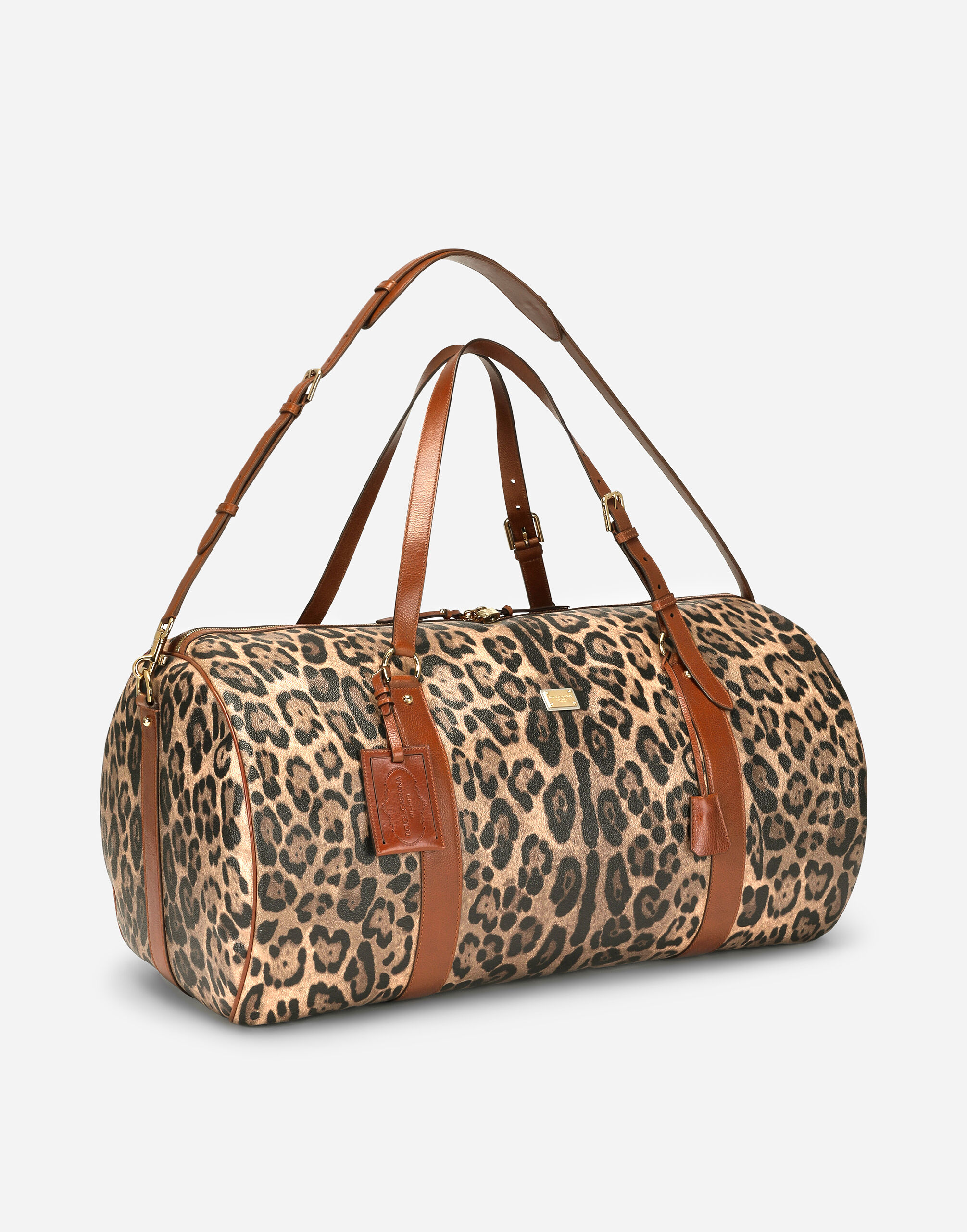 Leopard print large travel bag Crespo Leo Dolce Gabbana