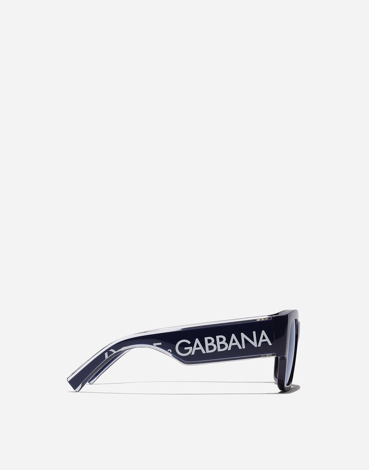 Dolce & Gabbana DNA logo sunglasses Azul VG600JVN455