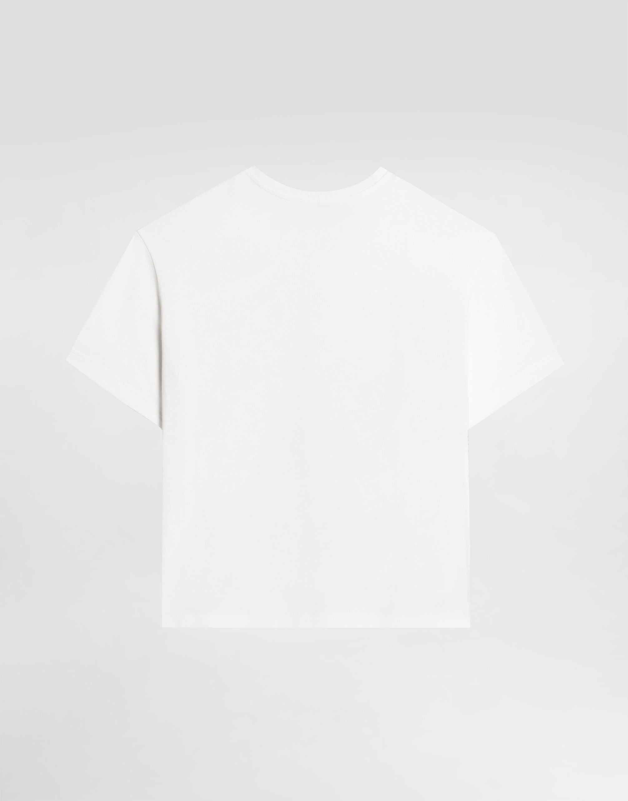 【Dolce&Gabbana】 ”Italian holiday ”Tシャツ（ホワイト） white-italian-holiday-print-
