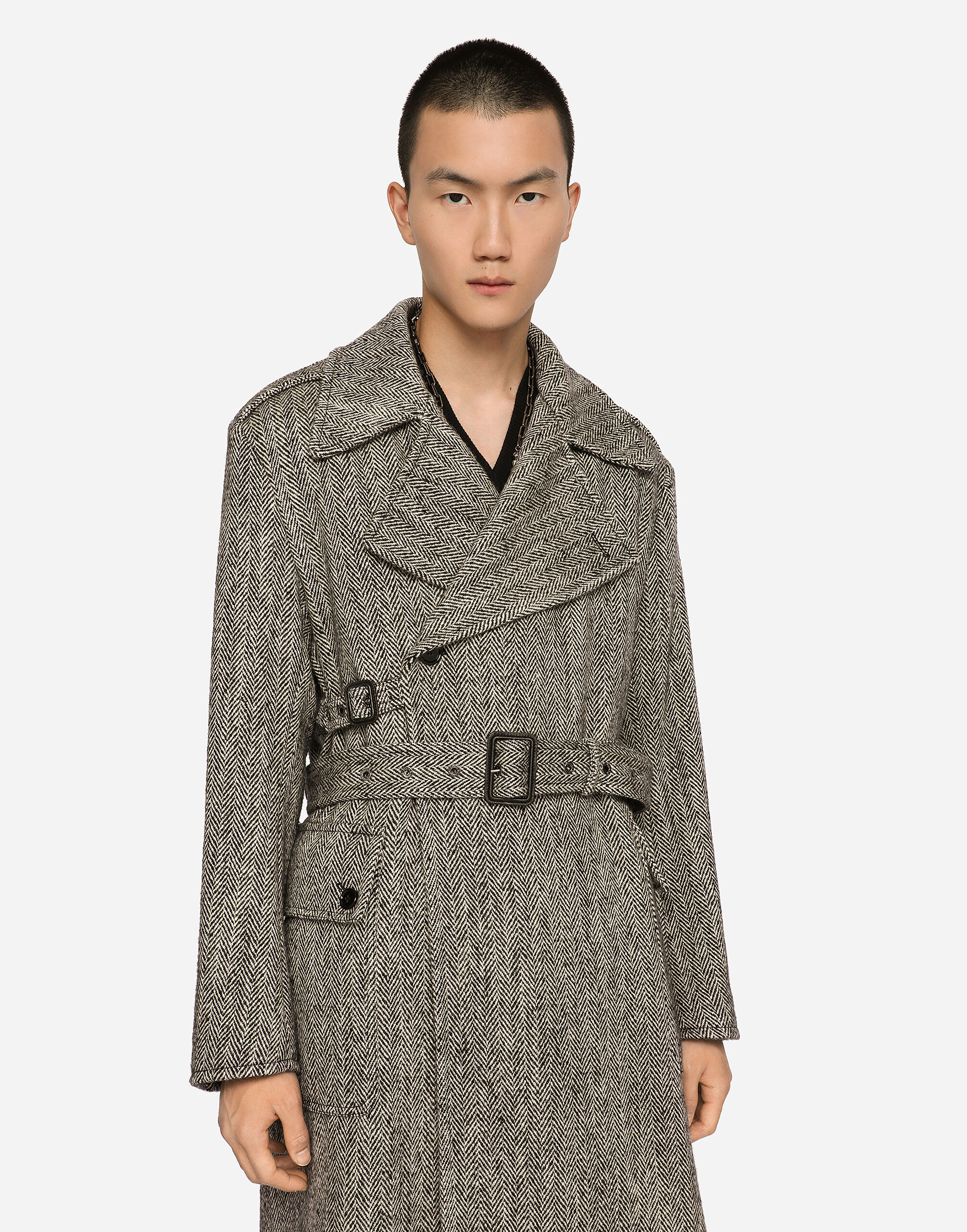 CAPPOTTO in Multicolor for Men | Dolce&Gabbana® US