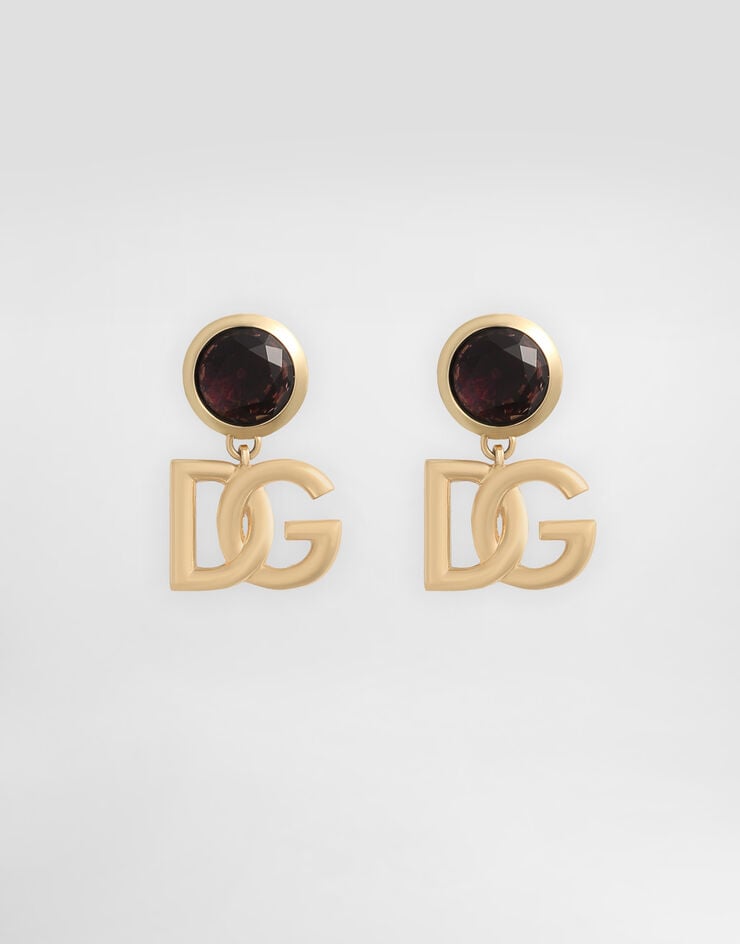 Dolce & Gabbana Logo clip earrings Gold WER6M1W1111