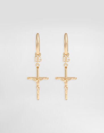 Dolce & Gabbana Stud earrings with crosses Dolce & Gabbana Stud earrings with crosses Gold WEQ2D1W1111