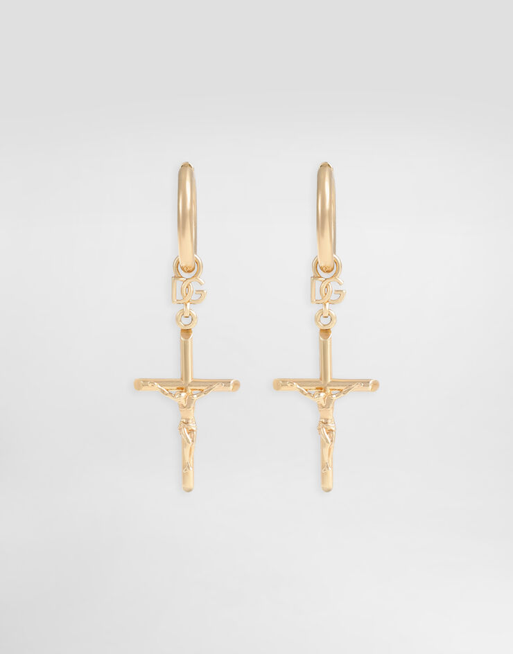 Dolce & Gabbana Stud earrings with crosses Dolce & Gabbana Stud earrings with crosses Gold WEQ2D1W1111