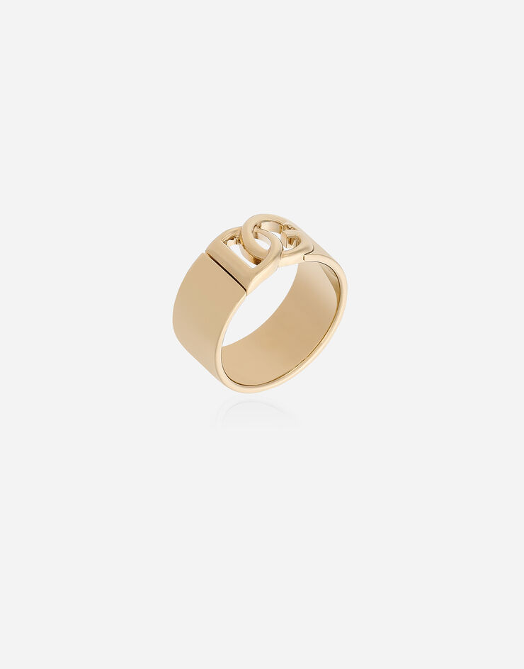 Dolce & Gabbana Ring with DG cut-out logo Gold WRQ5P1W1111