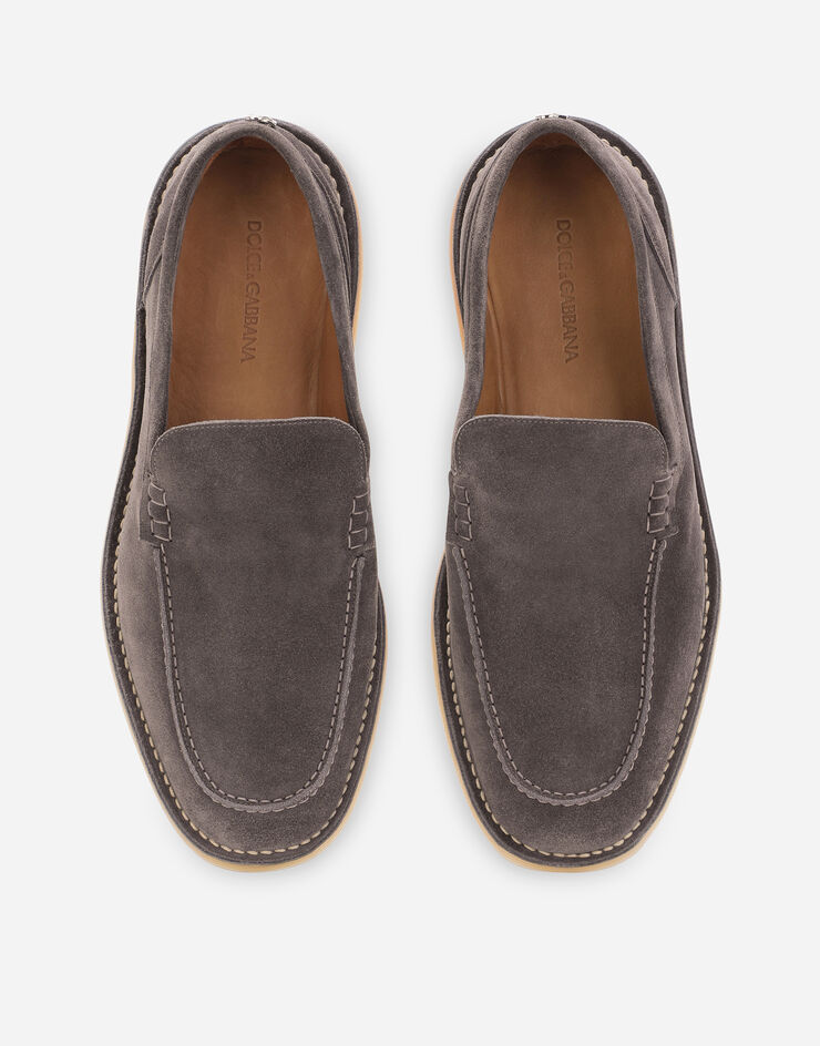 Dolce & Gabbana Suede loafers Grey A50593AS707