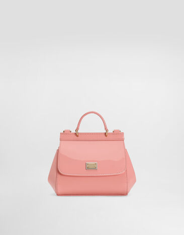 Dolce & Gabbana Patent leather sicily handbag Pink EB0003A1067