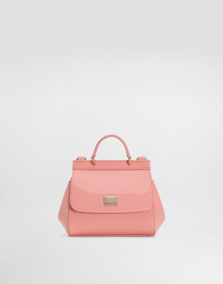 Dolce & Gabbana Patent leather sicily handbag Pink EB0003A1067