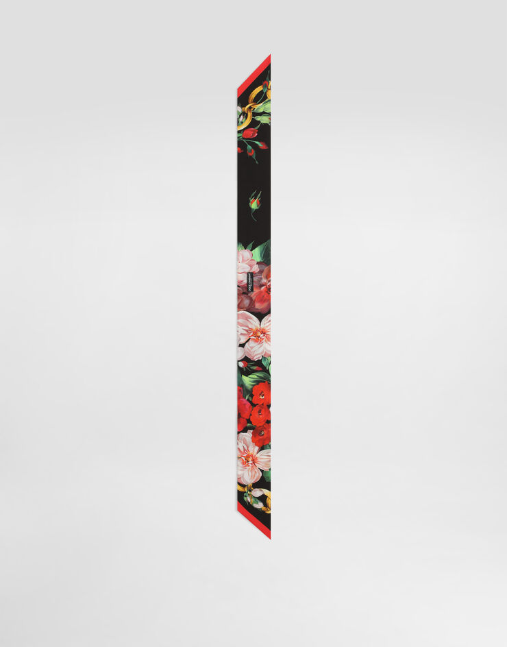 Dolce & Gabbana Rose-print twill headscarf (6x100) Print FS215AGDC4Y