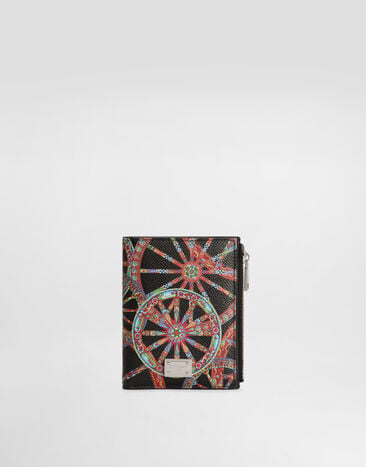 Dolce & Gabbana Carretto-print calfskin wallet Multicolor BP3461A0744