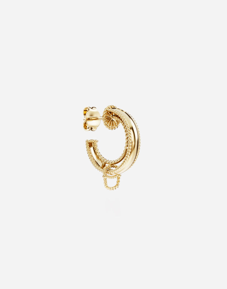 Dolce & Gabbana Boucle d’oreille Rainbow Alphabet en or jaune 18 ct Doré WSNR1GWYE01