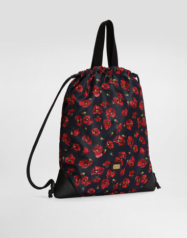 Dolce & Gabbana Poppy-print nylon backpack  EB0269A0548