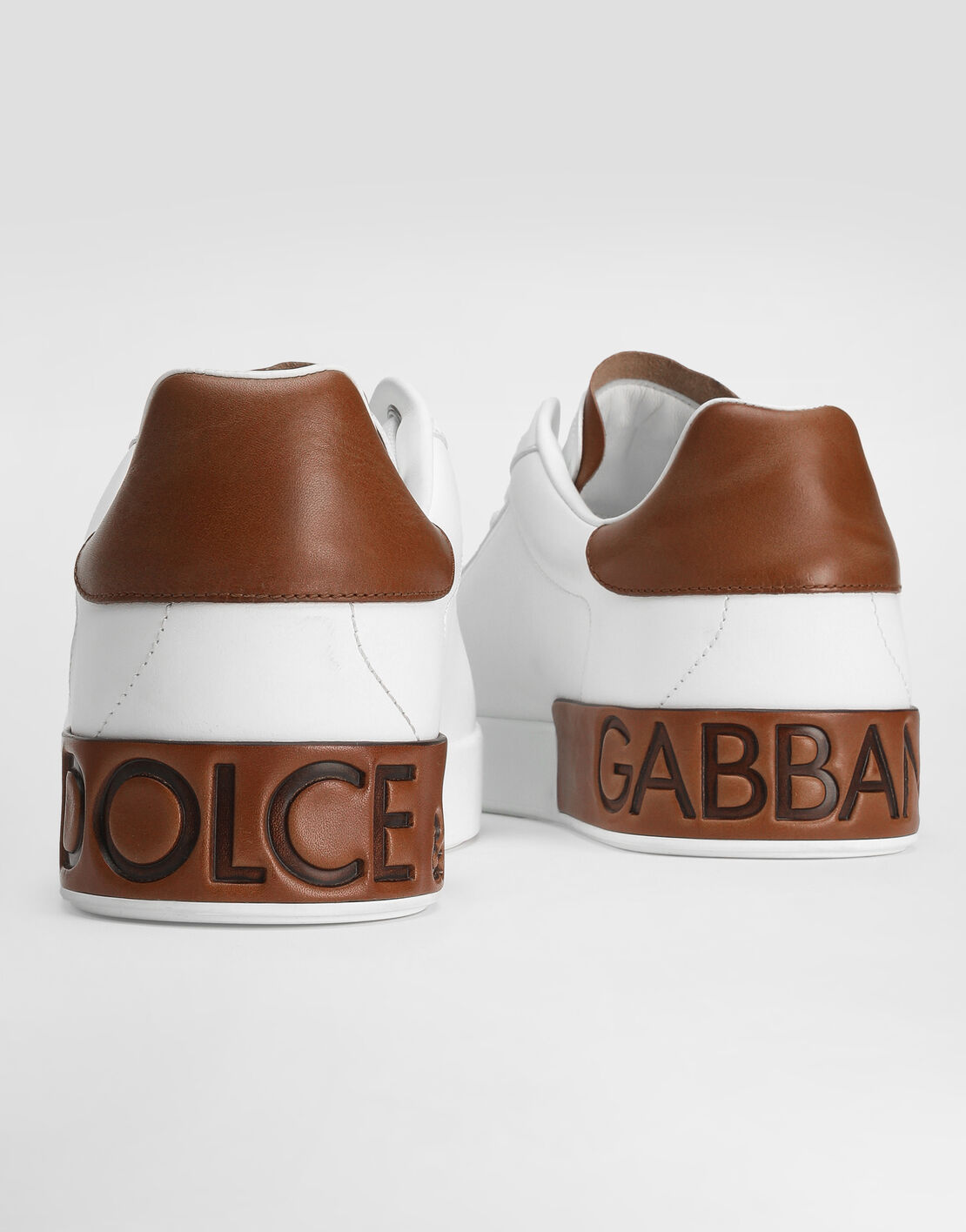 GG WAVE SNEAKER IN RICE WHITE CALFSKIN WITH HANDWRITTEN LOGO
