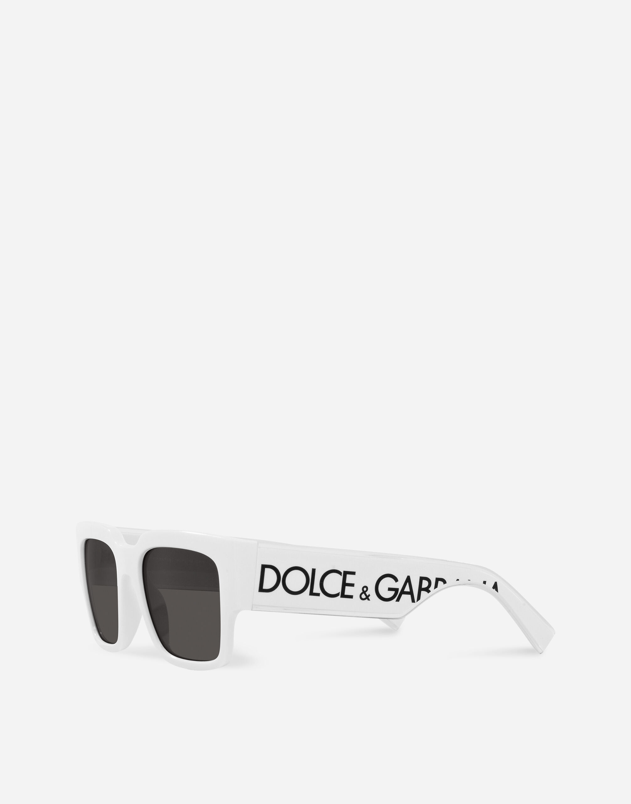 Dolce and gabbana sunglasses white frame deals