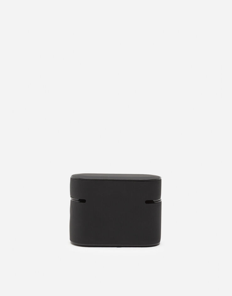 Dolce & Gabbana Rubber airpods pro case with micro-injection logo Black/White BP2816AW401