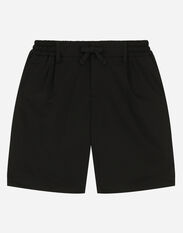 Dolce & Gabbana Gabardine shorts Negro L42Q37LDC28
