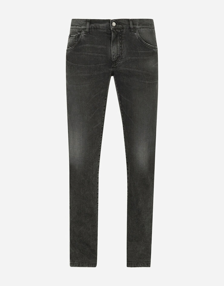 Dolce & Gabbana Gray wash skinny stretch jeans Grey GY07LDG8CO7