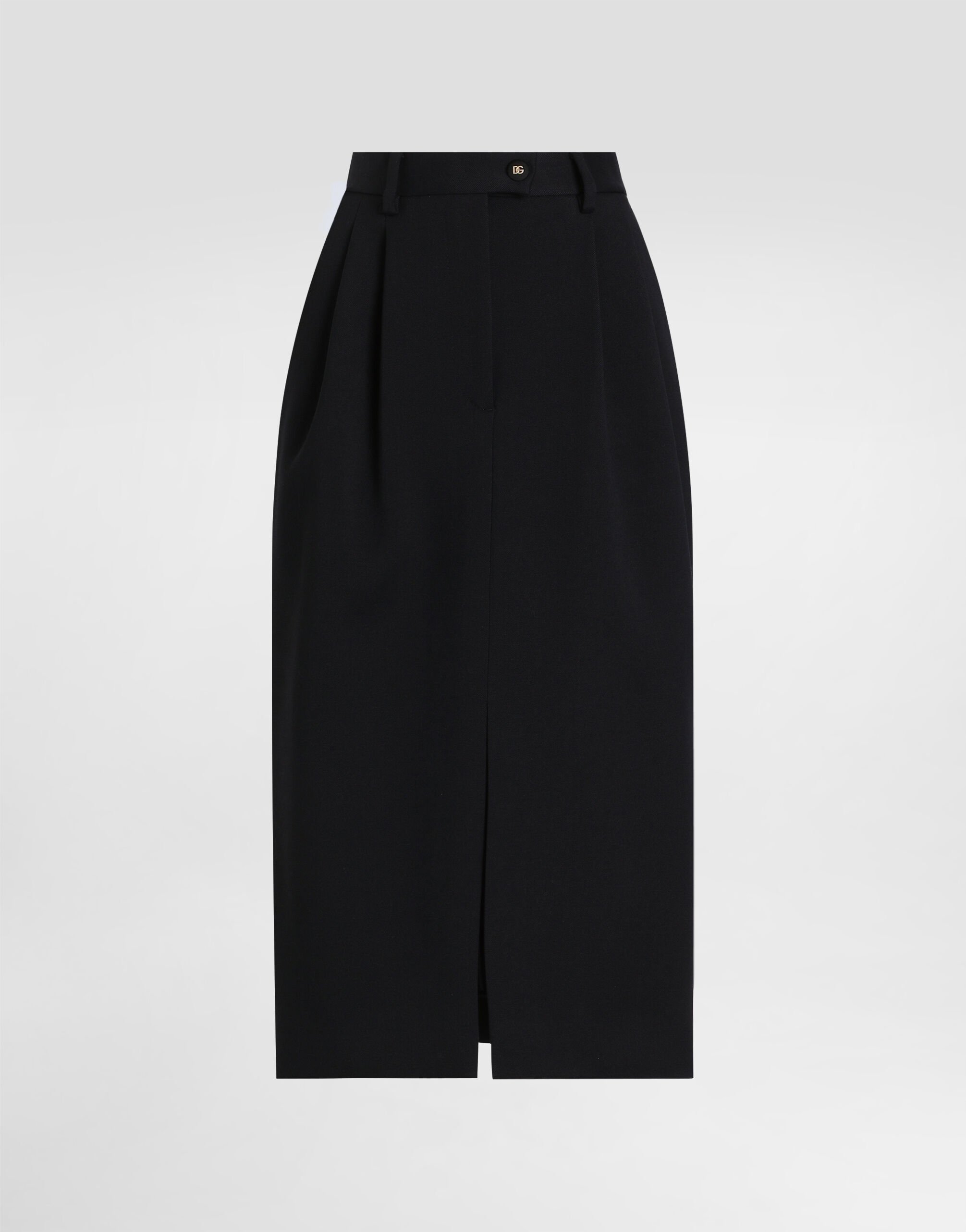 スカート Dolce & Gabbana SKIRT (F4CNKTFLRFF N0000) Long majolica-print poplin skirt with ruffles in Print for