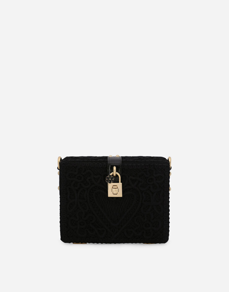 Dolce & Gabbana Dolce Box bag with cordonetto detailing Black BB7165AY579