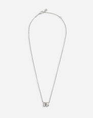 Dolce & Gabbana Chain necklace with DG logo Silver WNP1L1W1111