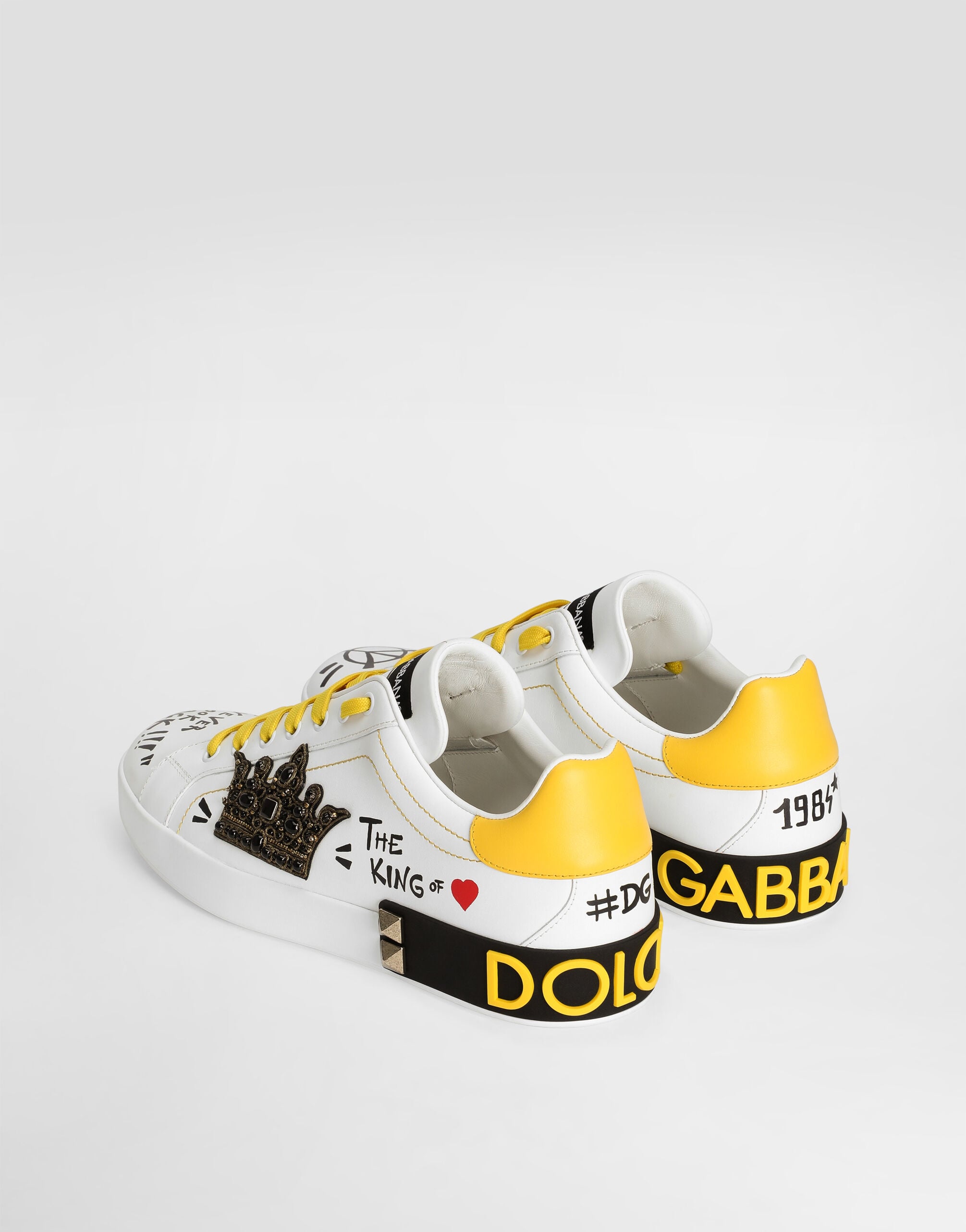 DOLCE&GABBANA スニーカー ポルトフィーノ ナッパ カーフスキン Multicolorのメンズ Portofino nappa calfskin sneakers | Dolce&Gabbana®