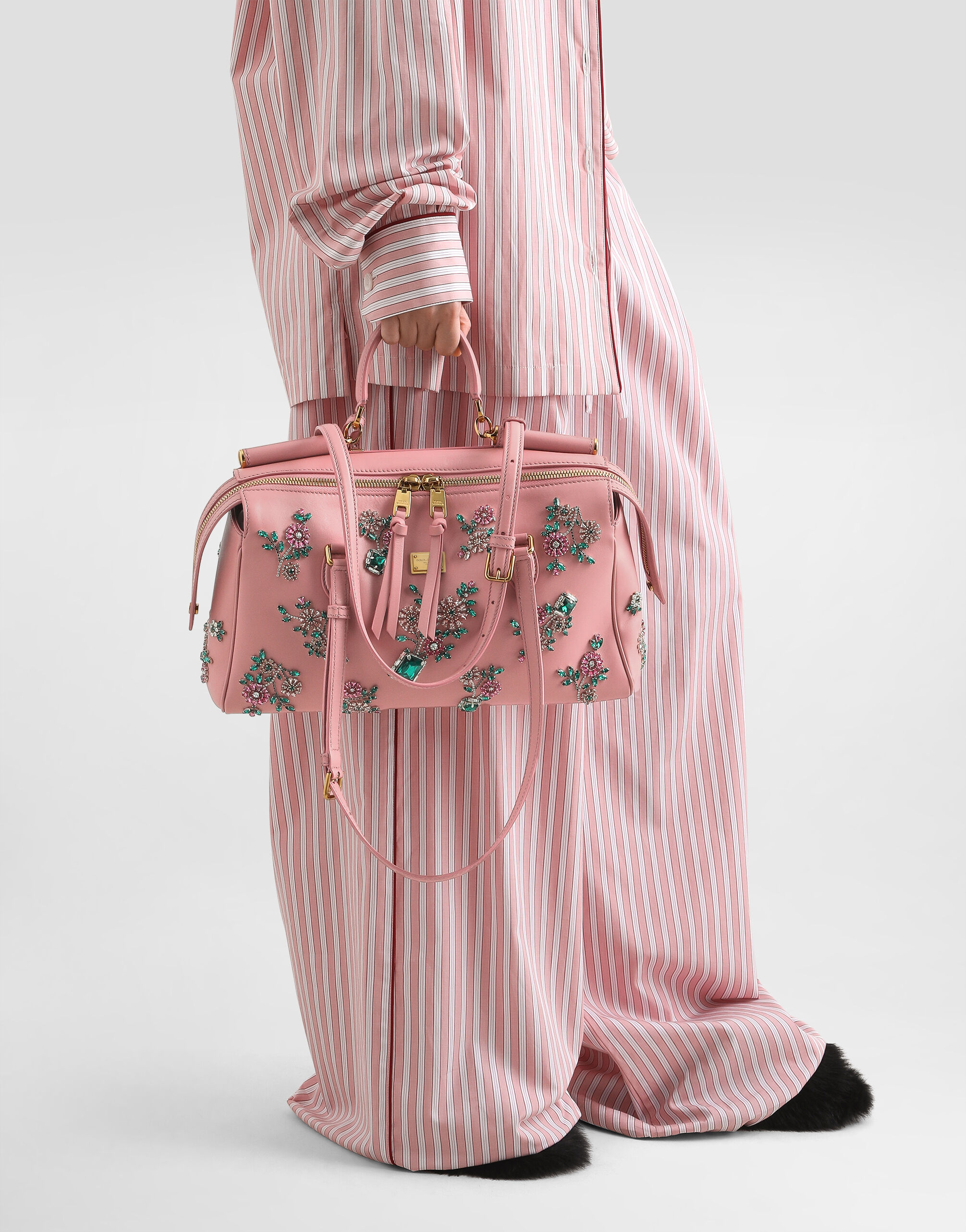DOLCE & GABBANA ピンク パーティバック Small Devotion top-handle bag in Pink for Women | Dolce&Gabbana® US