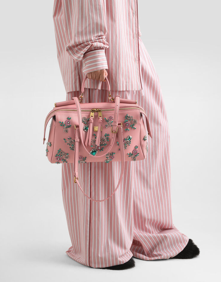 Dolce & Gabbana Bolso de mano Vittoria mediano con bordado Multicolor BB7844A0654