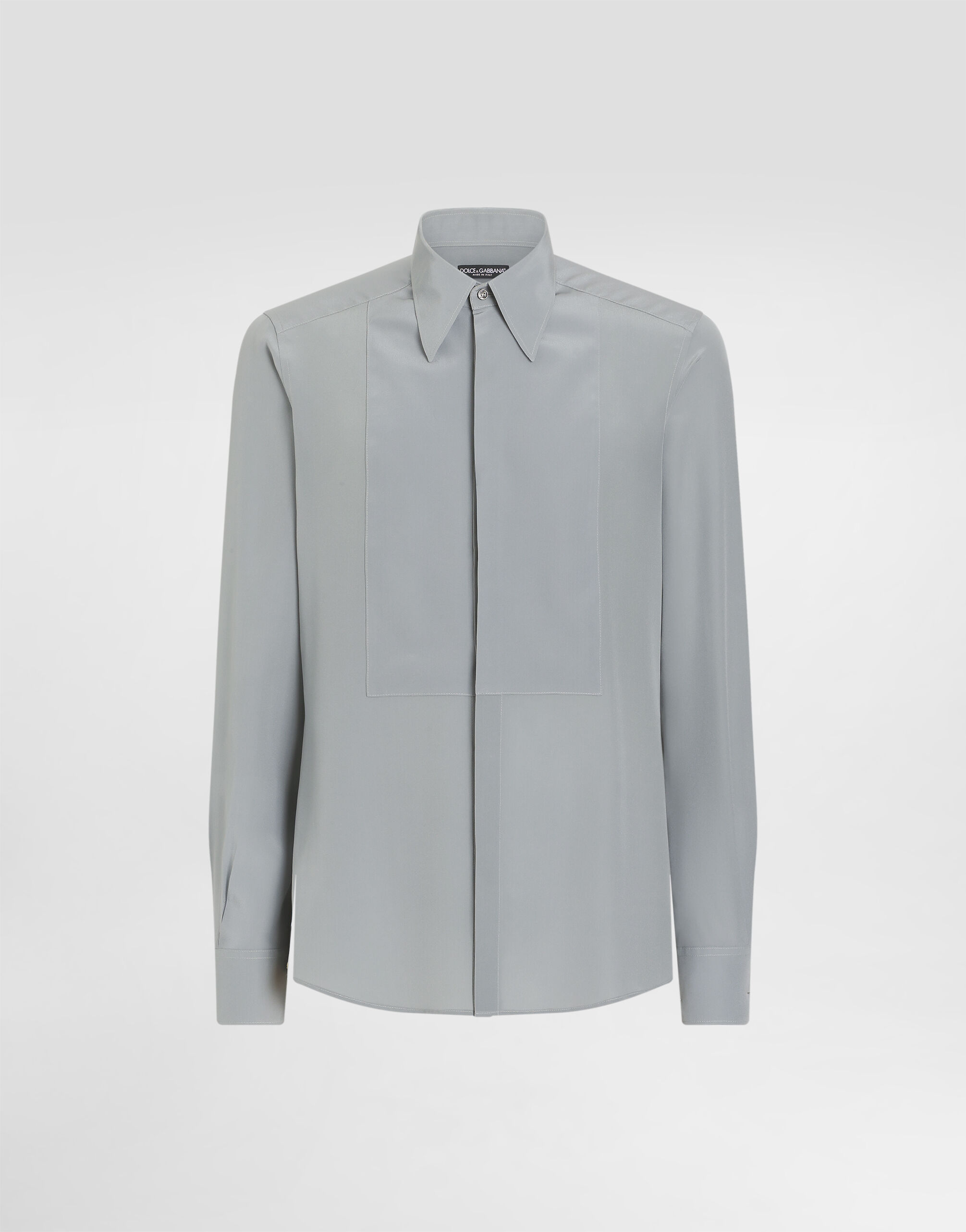 Crêpe de chine gold shirt