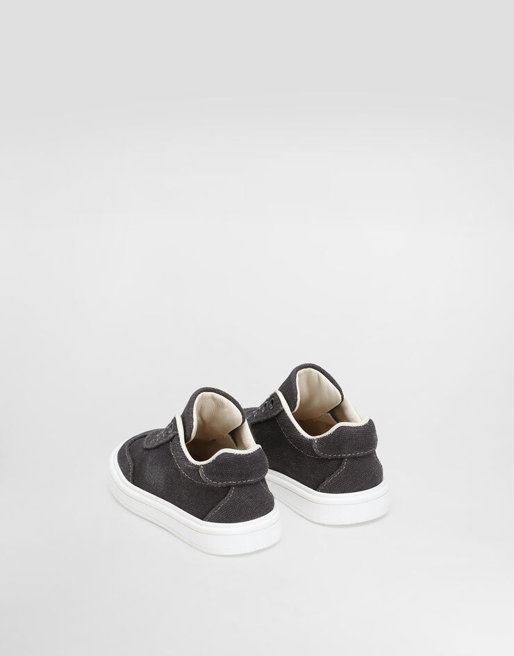 Dolce & Gabbana Low-top canvas sneaker Grey DN0222AW520