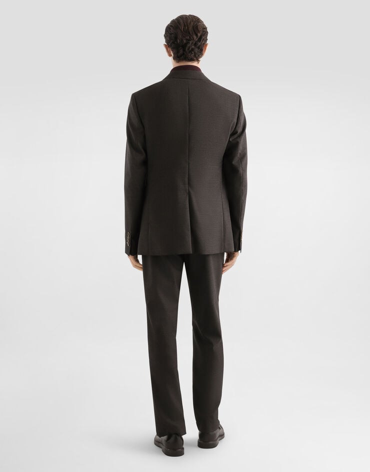 Dolce & Gabbana Single-breasted portofino wool canvas jacket Multicolor G2TF4ZHU2BO