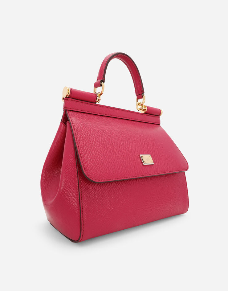 Dolce & Gabbana 미디엄 시실리 핸드백 푸시아 핑크 BB6003A1001